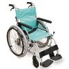 #jl1003laj ?27 lbs. japanese-style ultralight wheelchair with flip back armrests,  drop back handles with brakes